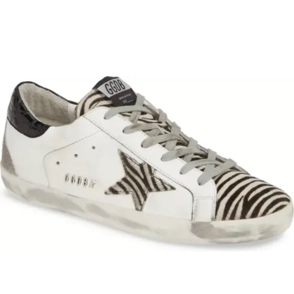 Golden Goose Superstar Genuine Calf Hair Sneaker